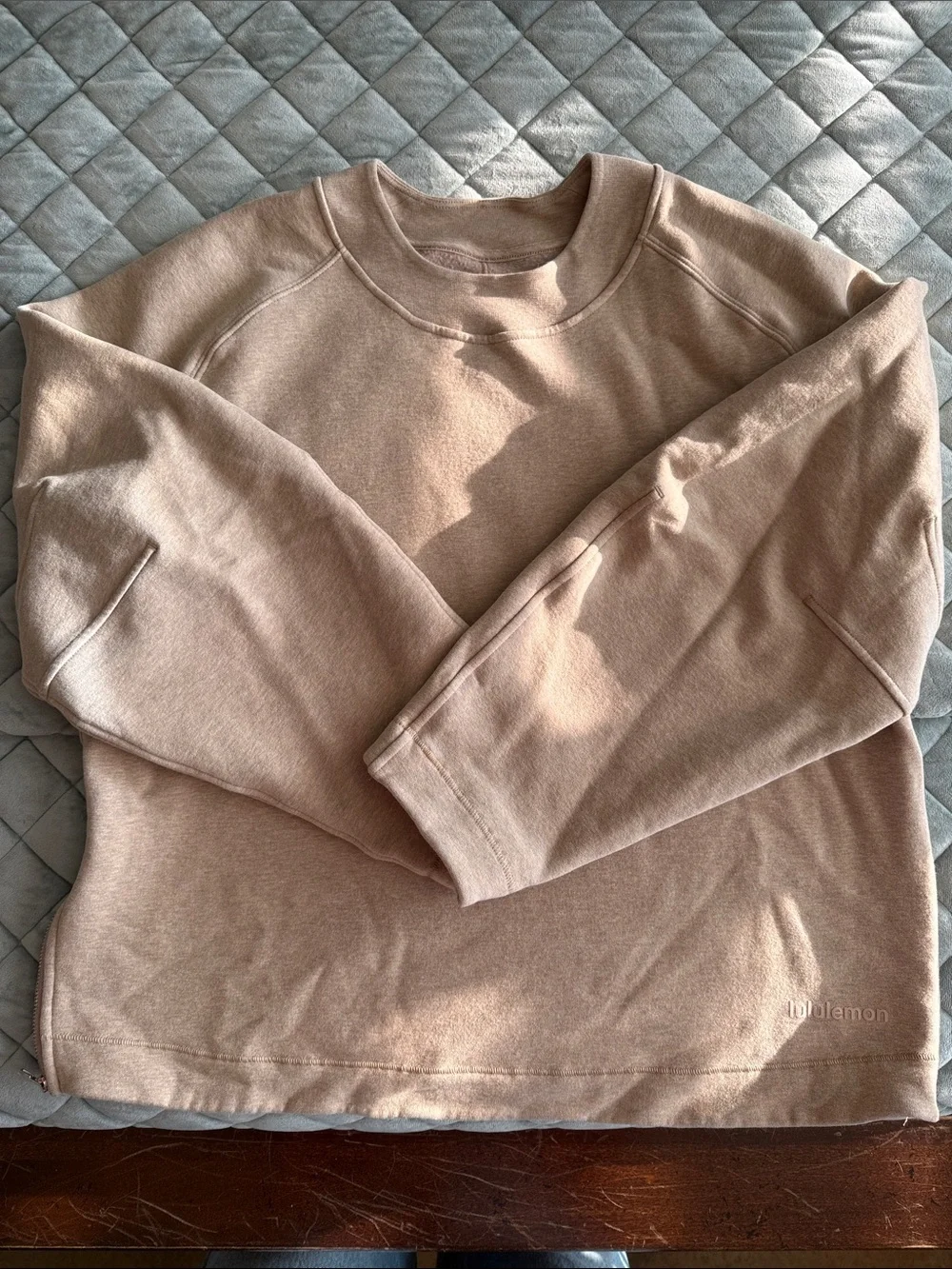 lululemon athletica Crewneck Sweater in Beige
